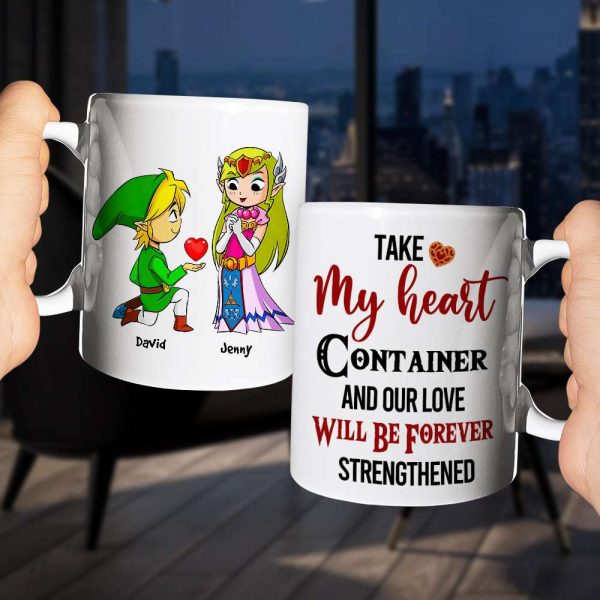 Couple Take My Heart 02nahn020623 Personalized Coffee Mug