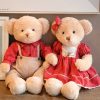 Couple Teddy Bear Plush Dolls in Dress
