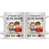 Couple Thanks For All The Orgasms - Personalized Mug