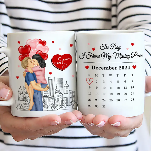 Couple The Day Our Journey Began - Personalized Mug