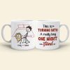 Couple, This Is Turning Into A Really Long One Night Stand, Personalized Mug, Couple Mug
