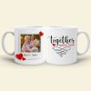 Couple Together Moment, Personalized White Mug - Upload Image