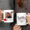 Couple Together Moment, Personalized White Mug - Upload Image