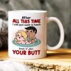 Couple, Touch Your Butt, Personalized Mug, Gift For Couple