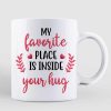 Couple Under Pink Tree Personalized Mug