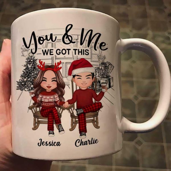 Couple We Got This Personalized Christmas Mug