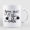 Couple You Me And The Cats Personalized Mug