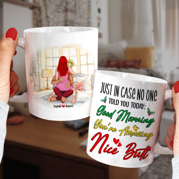Couple, You're Amazing Nice Butt, Personalized Coffee Mug, Christmas Gifts For Couple