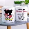 Couple You're My Favorite Thing To Do, Personalized Funny Mug