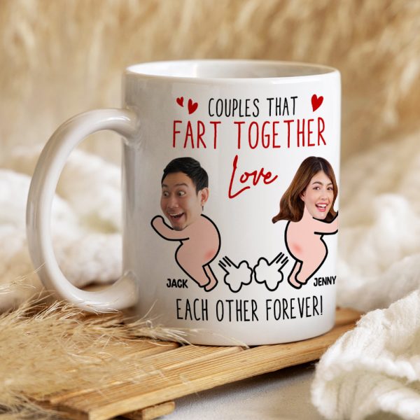 Couples - Love Each Other Forever, Funny Custom Face Coffee Mug, Gift For Couple, Valentine's Gifts
