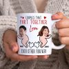 Couples - Love Each Other Forever, Funny Custom Face Coffee Mug, Gift For Couple, Valentine's Gifts
