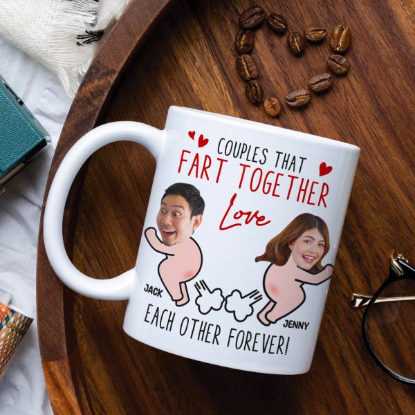Couples - Love Each Other Forever, Funny Custom Face Coffee Mug, Gift For Couple, Valentine's Gifts