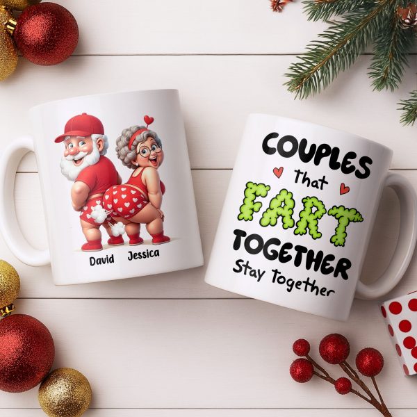 Couples That Fart Together Stay Together - Personalized Custom Coffee Mug - CPL1034_MG