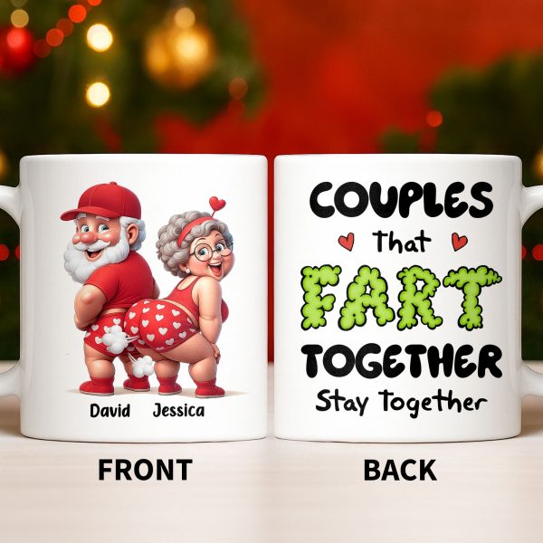 Couples That Fart Together Stay Together - Personalized Custom Coffee Mug - CPL1034_MG