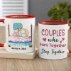 Couples Who Fart Together - Personalized Couple Mug - Gift For Couple