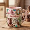 Cowgirl Accent Mug - Personalized Gifts For Cowgirl 05hymg230126