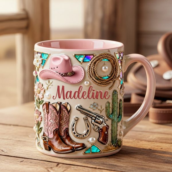 Cowgirl Accent Mug - Personalized Gifts For Cowgirl 05hymg230126