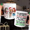 Coworkers Are Like Christmas Lights, Personalized Coworkers Christmas Mug, Christmas Gift