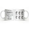 Coworkers To Friends With Potty Mouth & Conversations - Personalized Custom Coffee Mug - COL125_MG