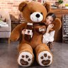 Cozy 4-Color Teddy Bear with Scarf