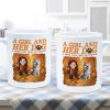 Cozy Fall Vibe Cute Cartoon Girl And Dog Bond That Can't Be Broken Personalized Mug