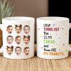 Crap Turns Out This Is My Circus, Personalized Coffee Mug Upload Photo, Little Kid Monkey Mug