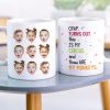 Crap Turns Out This Is My Circus, Personalized Coffee Mug Upload Photo, Little Kid Monkey Mug