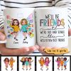 Crazy Doll Besties In Supermarket Personalized Mug