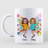 Crazy Doll Besties In Supermarket Personalized Mug