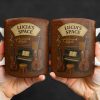 Create Your Own Musical Haven, Musical Instruments and Brick Wall - Personalized Custom Coffee Mug - FAM337_MG