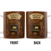 Create Your Own Musical Haven, Musical Instruments and Brick Wall - Personalized Custom Coffee Mug - FAM337_MG