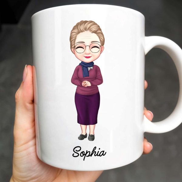 Create Your Special Message With A Personalized Character - Personalized Custom Coffee Mug - FAM303_MG