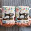 Creative Sewing Machine And Accessories Gift - Personalized Custom Coffee Mug - JBS046_MG