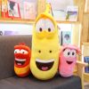 Creative soft cute stuffed larva toy