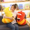 Creative soft cute stuffed larva toy