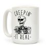 Creepin' It Real Skeleton Coffee Mug