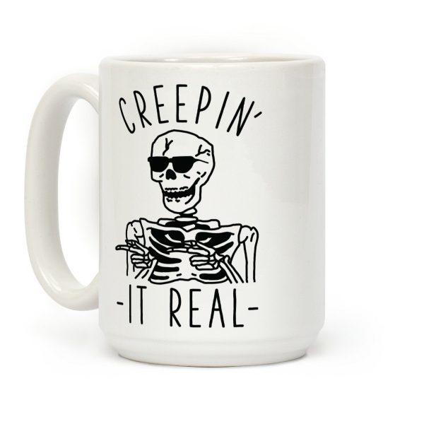 Creepin' It Real Skeleton Coffee Mug