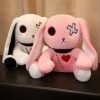 Creepy Goth Bunny Plushie