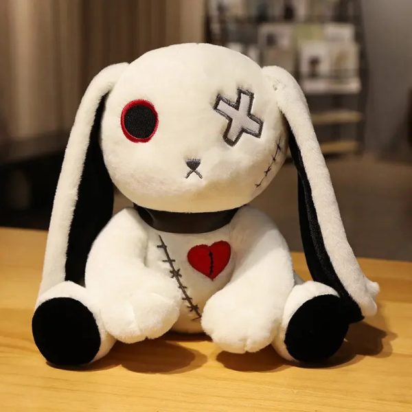 Creepy Goth Bunny Plushie