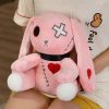 Creepy Goth Bunny Plushie