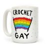 Crochet Gay Coffee Mug