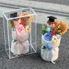 Crochet Sunflower Bouquet Handmade Eternal Flowers for Gifts and Decoration