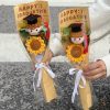 Crochet Sunflower Bouquet Handmade Eternal Flowers for Gifts and Decoration