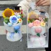 Crochet Sunflower Bouquet Handmade Eternal Flowers for Gifts and Decoration