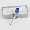 Crystal Glass Artificial Rose