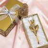 Crystal Glass Artificial Rose