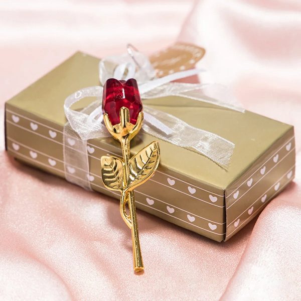 Crystal Rose Artificial Flower – Mother's Day & Anniversary Gift