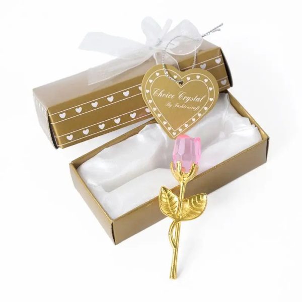 Crystal Rose Artificial Flower – Mother's Day & Anniversary Gift