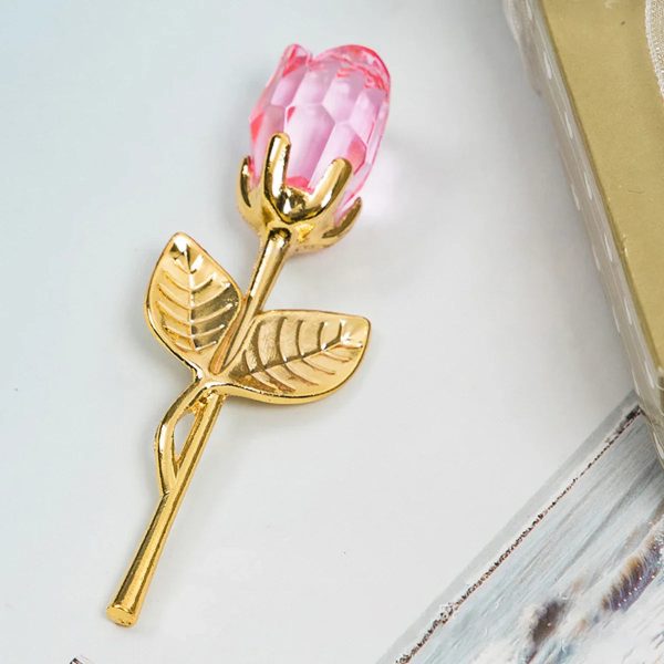 Crystal Rose Artificial Flower – Mother's Day & Anniversary Gift