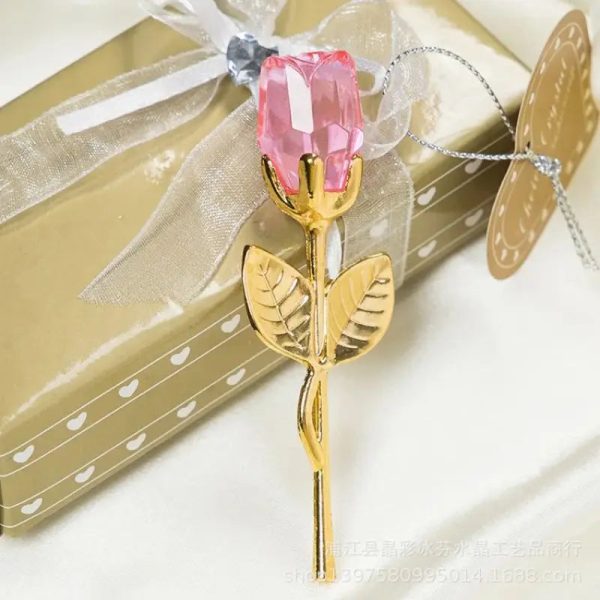 Crystal Rose Artificial Flower – Mother's Day & Anniversary Gift